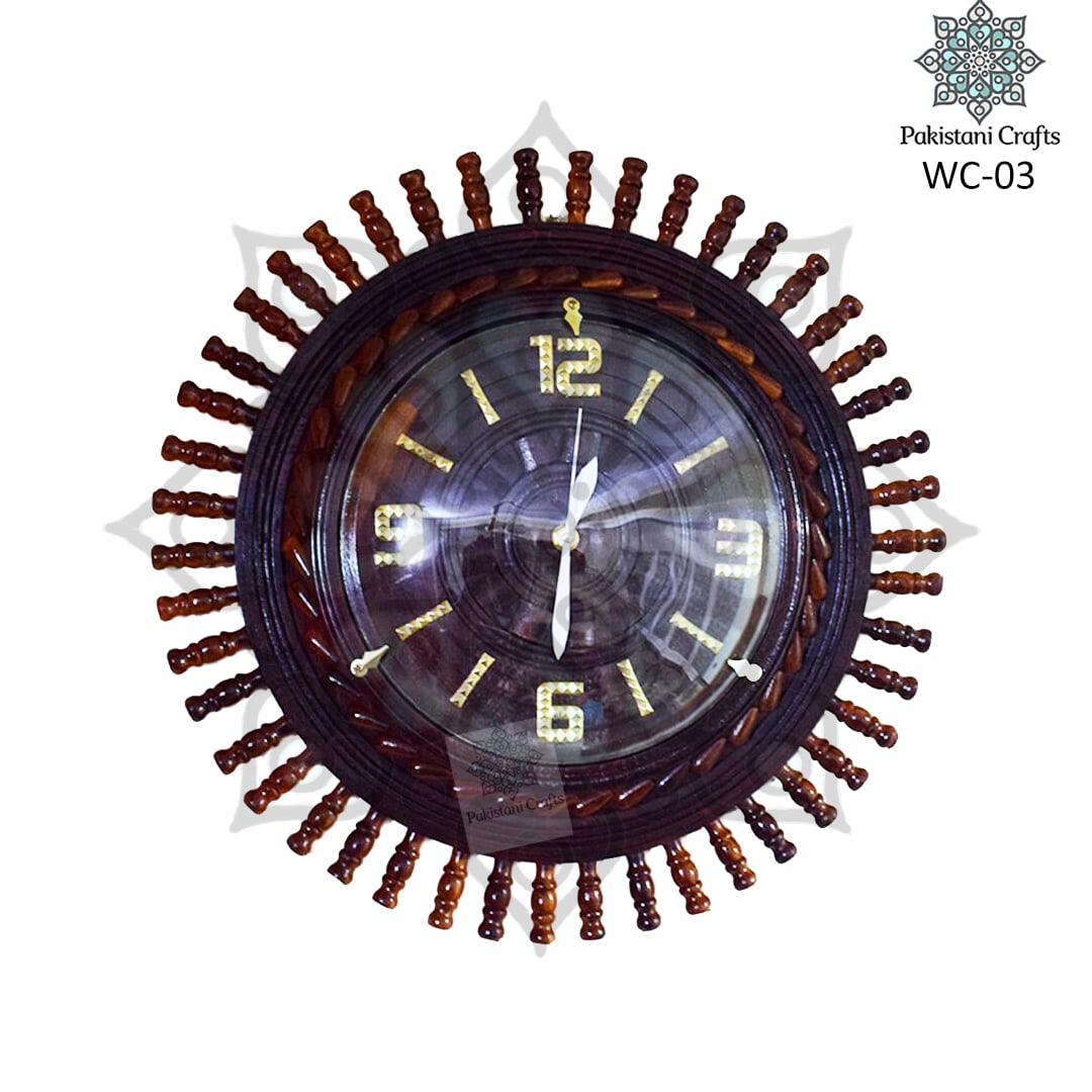 Wooden Wall Clock WC-03