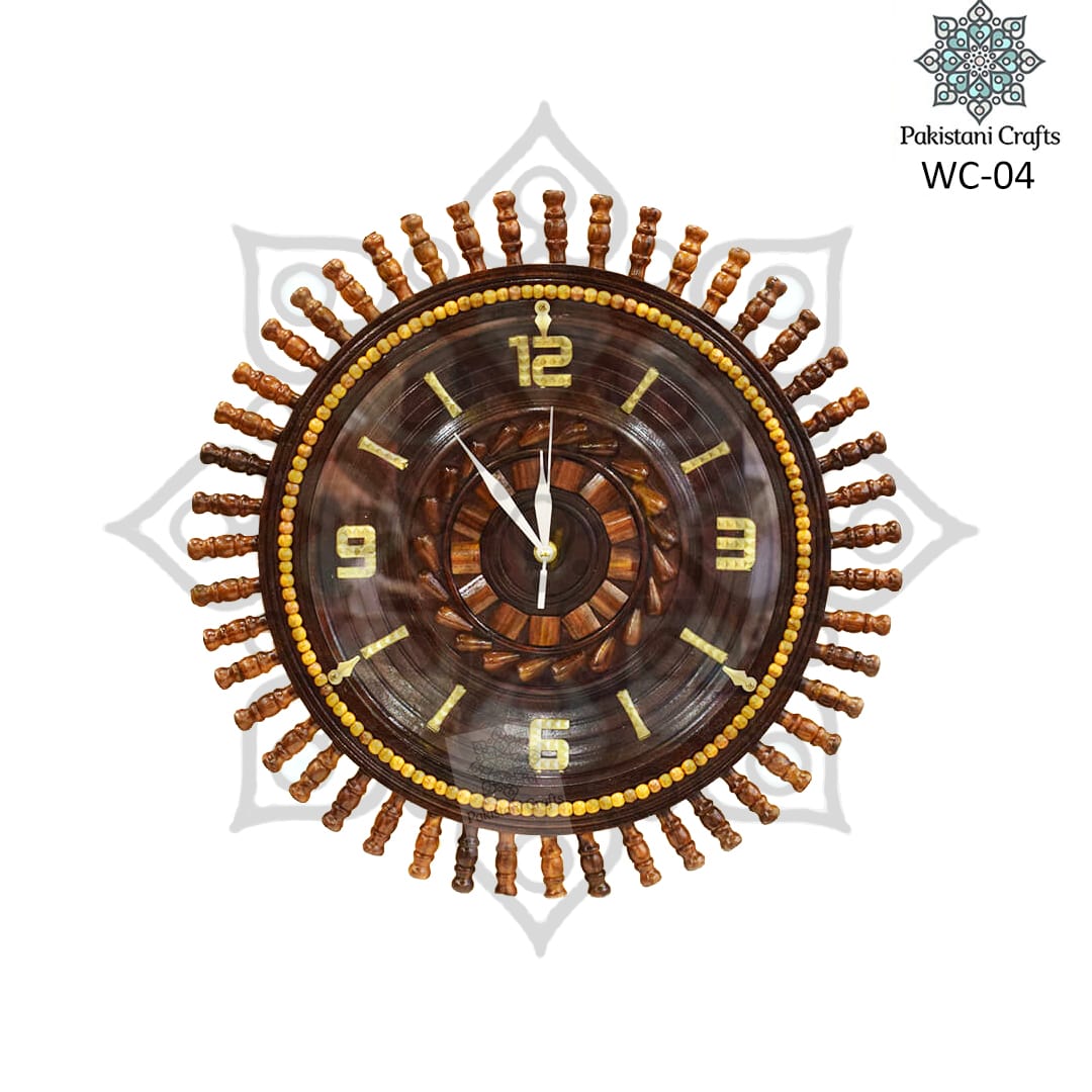 Wooden Wall Clock WC-04