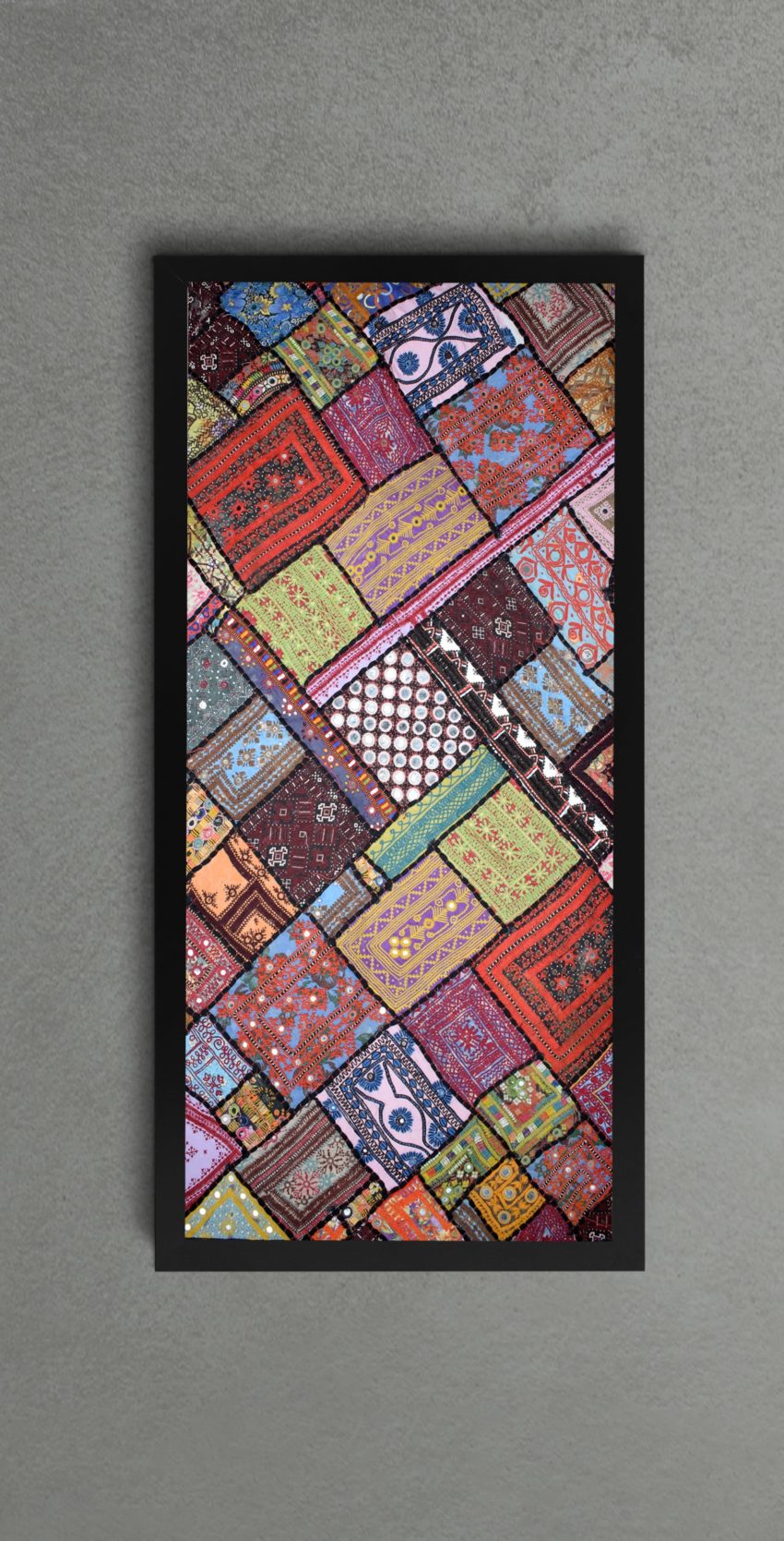 Wall Decor with Sindhi Patch Work