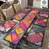 trsa16-minSindhi Hand Embroidery Runner and Place Mat Set TRS-16