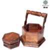 Wooden Tea Mat Set with Hand Art Work TM-09