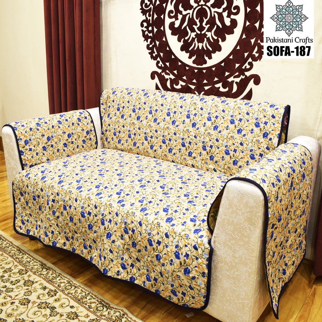 Best Quilted Fabric Sofa-187