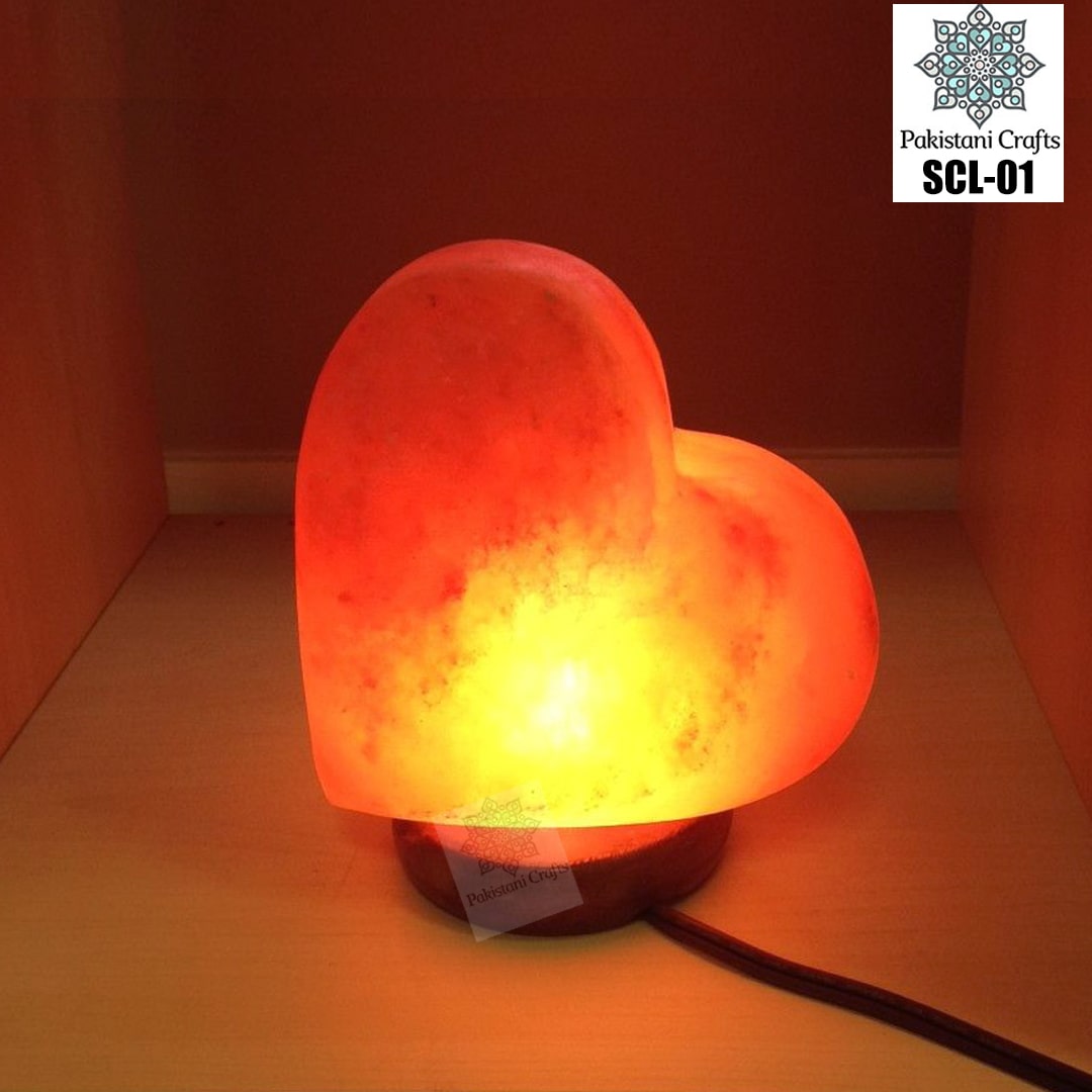 Himalayan Salt Crafted Heart Lamp SCL-01
