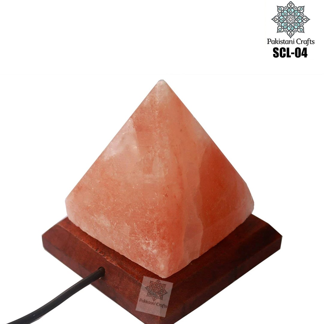 Himalayan Salt Crafted Triabgle Lamp SCL-04
