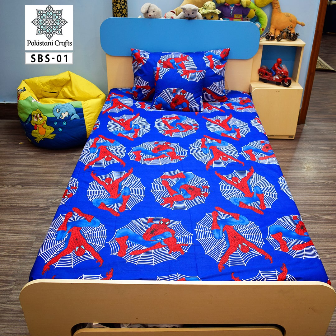 Printed Single Bed Sheet Kids